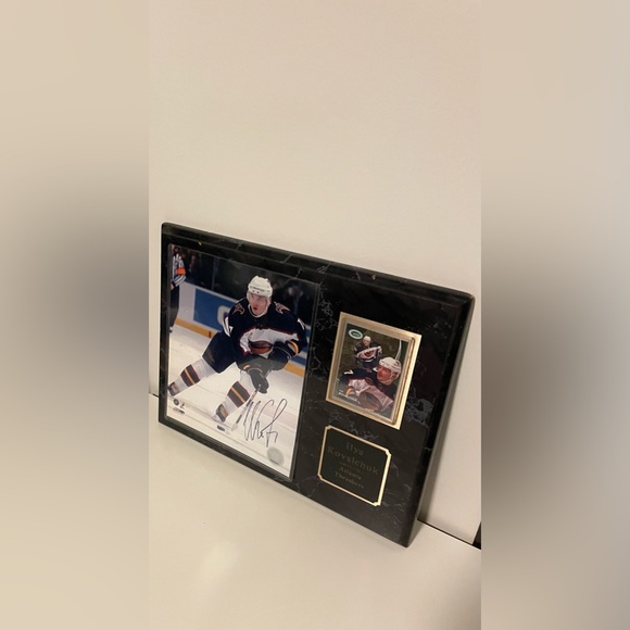 Ilya Kovalchuk Wooden Plaque with Autographed Photo, Atlanta Thrashers NHL - Picture 16 of 16
